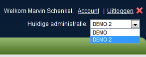 Meerdere administraties voeren Meerdere administraties voeren